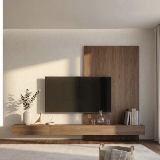 Pura conjunto minimalista parede tv