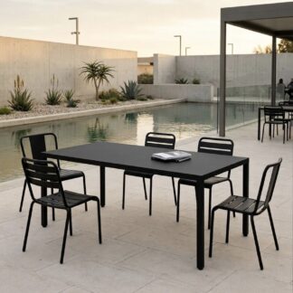 Unia mesa metálica 1600x800 h750mm