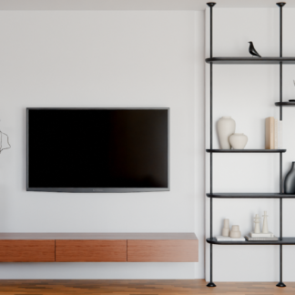 Prime conjunto parede tv 3000x300 h2500mm
